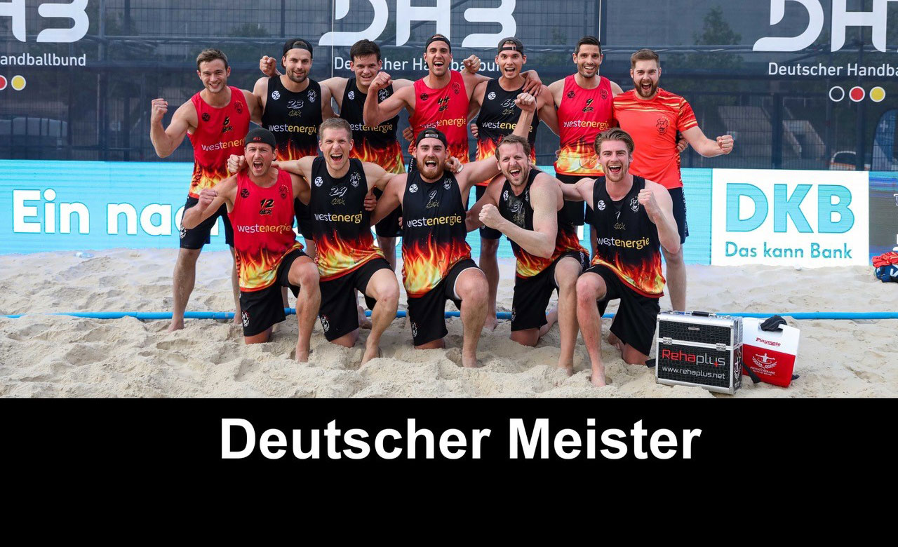 Deutscher Meister im Beachhandball 2021